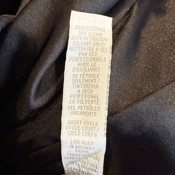 THEIA Black Velvet /Sequin Trumpet Hourglass Illusion Gown Formal Size 8 - Picture 9 of 13